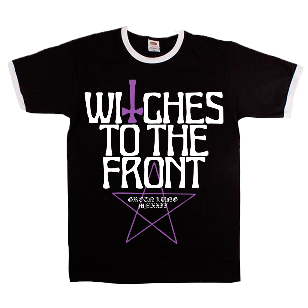 WITCHES TO THE FRONT Ringer Shirt